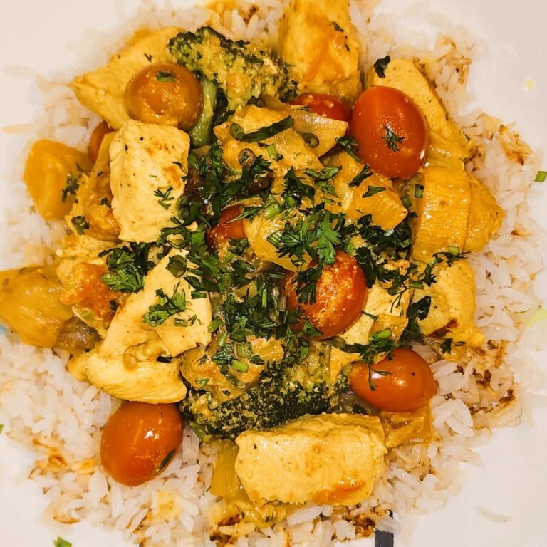 🍛Sencillo Curry de pollo, delicioso y cremoso